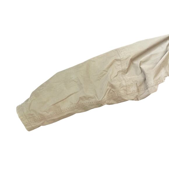 Timberland Men’s Insulated Jacket Tan Hooded Work Jacket Size Large - Picture 3 of 12